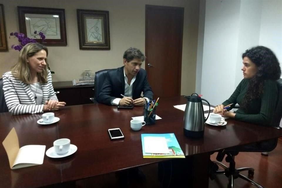 Reunión con Luisa Alcalde, Secretaria del Trabajo.