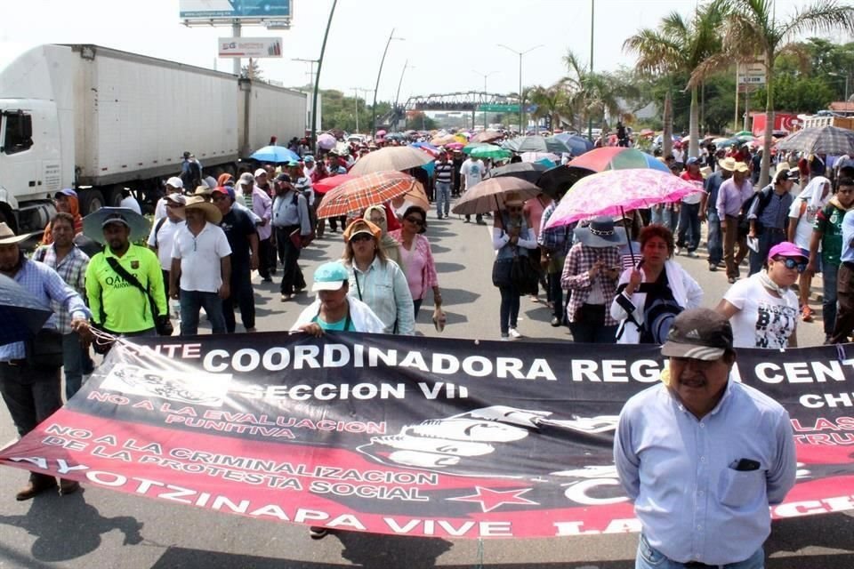 El 15 de mayo los maestros chiapanecos entregarn su pliego petitorio estatal y para ello marcharn a las 09:00 horas del parque Chiapassinate al parque central de Tuxtla Gutirrez.