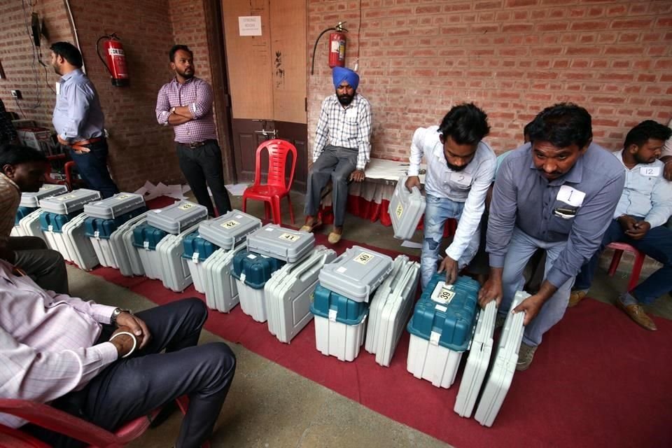 La india concluye sus comicios después de un proceso de 39 días y cerca de 900 millones de votantes elegibles.