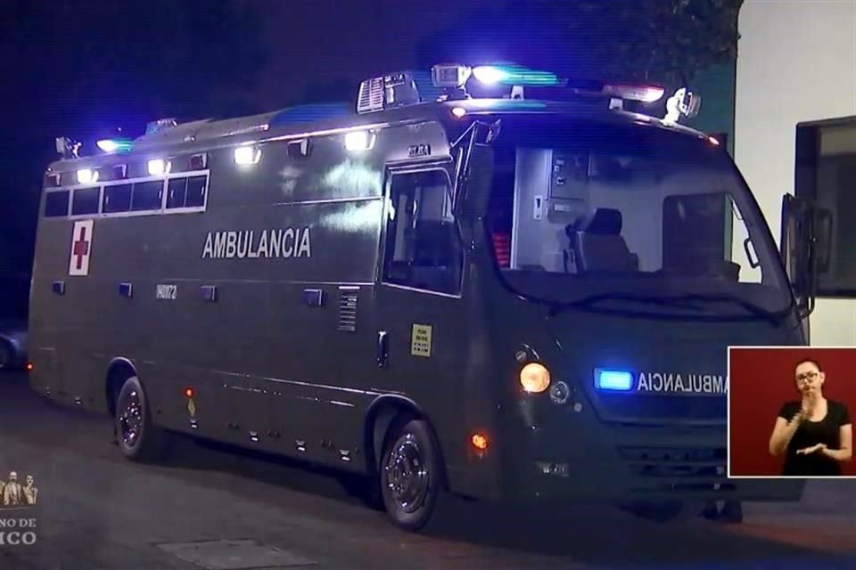 La ambulancia que regaló el Rey de Jordania a la Presidencia, en la gestión antrerior, fue mostrada en un video en Palacio Nacional.