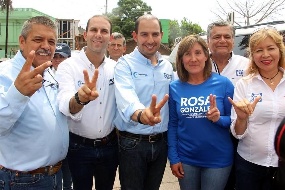El líder del PAN acompañó en recorridos a candidatos a diputados locales en el sur de Tamaulipas.