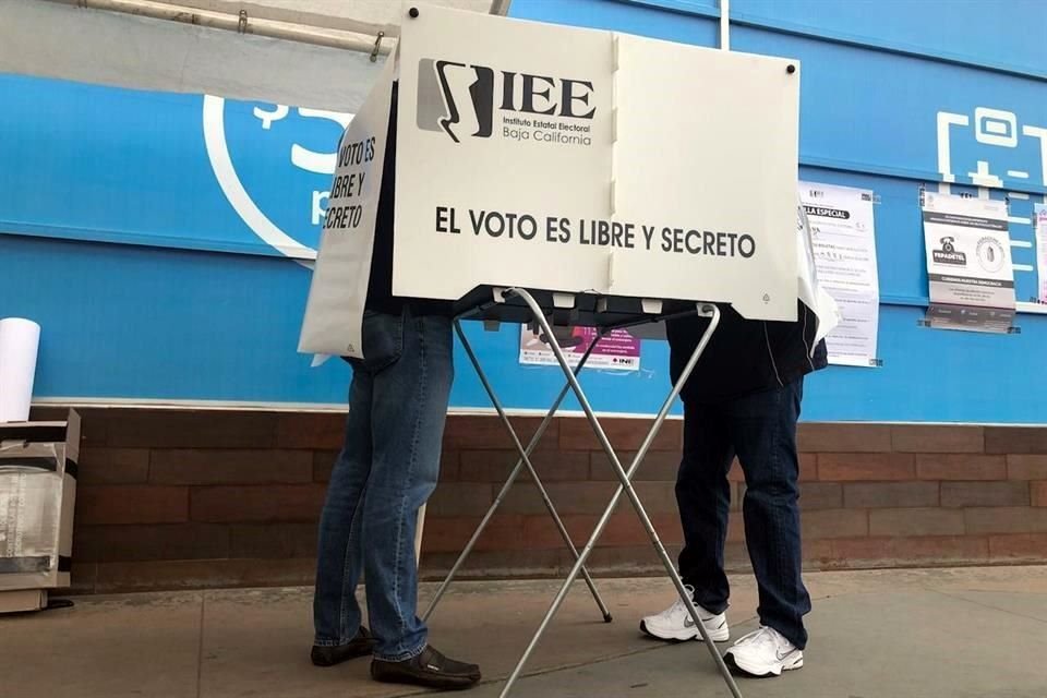 Aspectos de votación en Baja California.