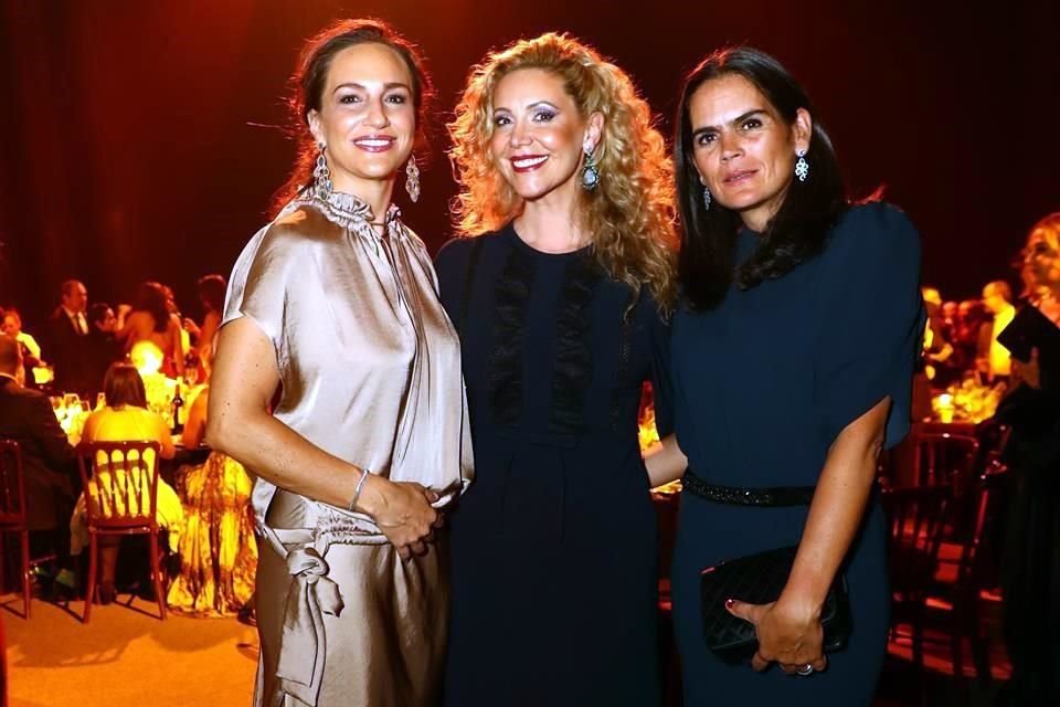 Mariana Baños, Verónica Noriega y Fernanda Elías Calles