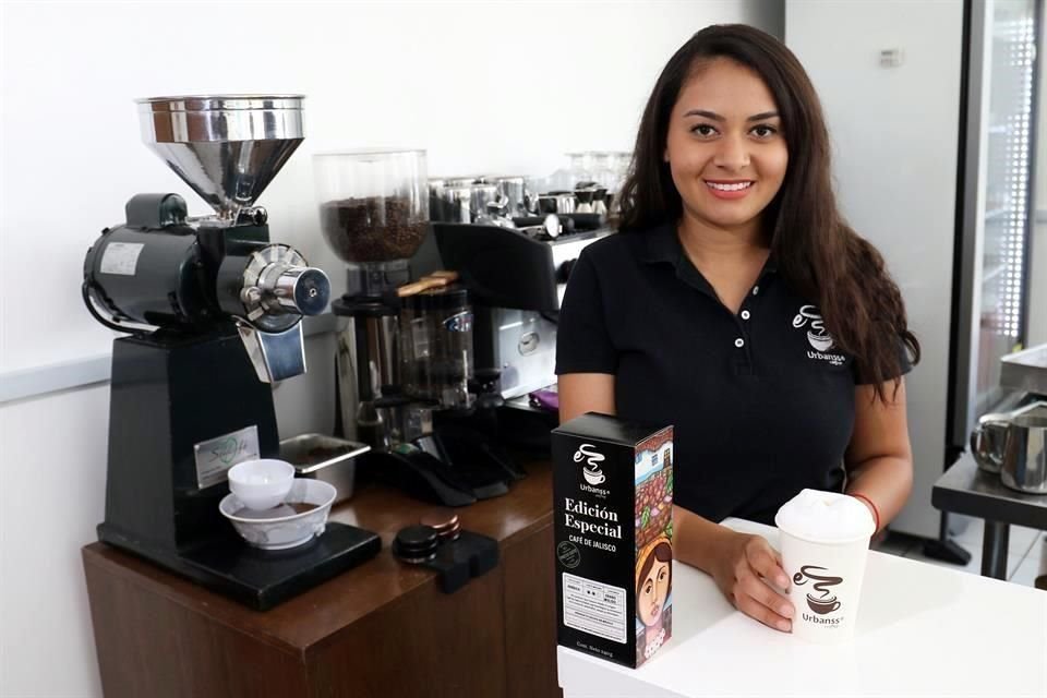 Nohemí Sánchez, directora ejecutiva de Urbanss Coffee, recordó que decidió emprender luego de un viaje que hizo a Chiapas, donde apreció el olor del café tostado.