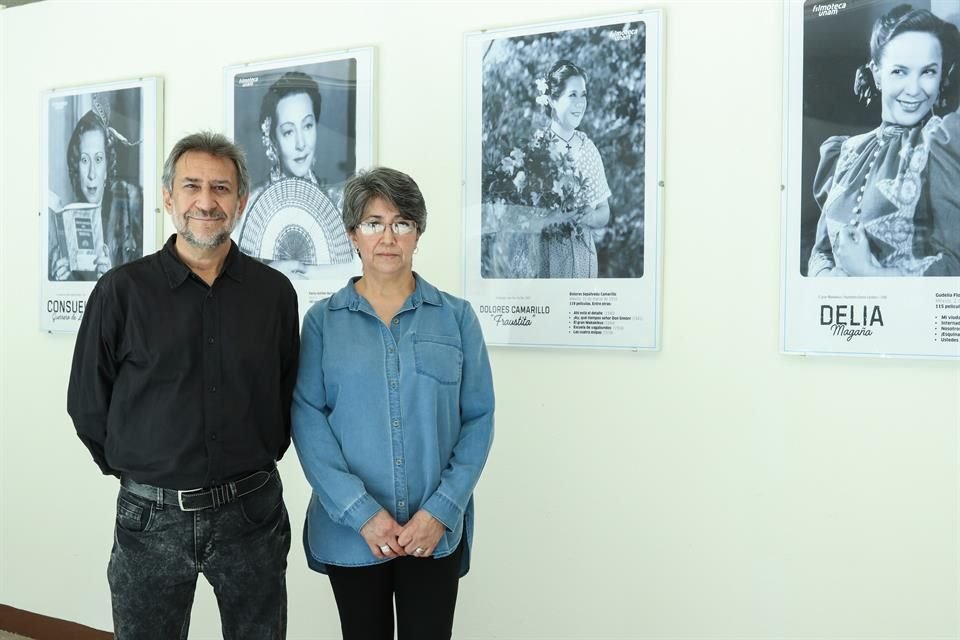 Rafael Aviña y Antonia Rojas son los responsables de la exposición.