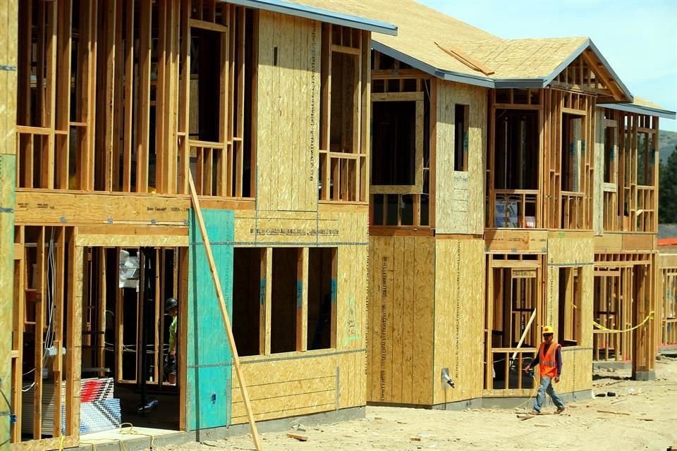 El mes pasado, los inicios de construcción de casas en Estados Unidos subieron a un máximo desde junio de 2007.