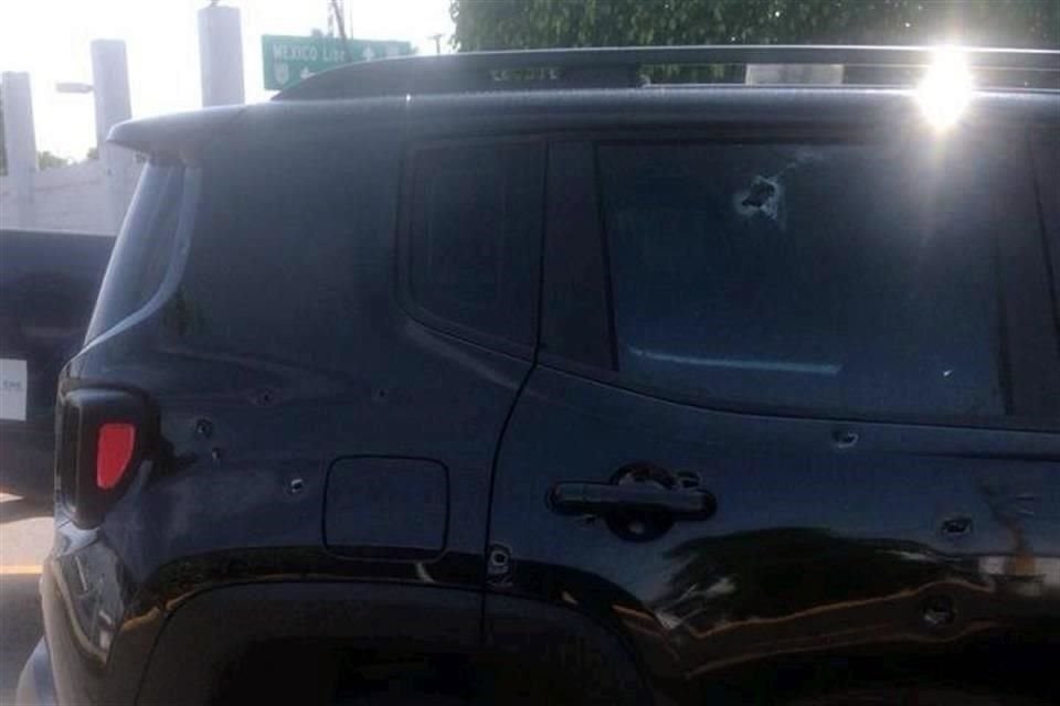 El grupo armado disparó contra la camioneta de la diputada.