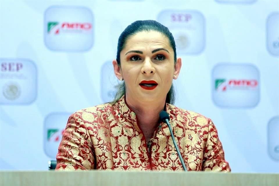 Ana Gabriela Guevara, titular de la Comisión Nacional de Cultura Física y Deporte.