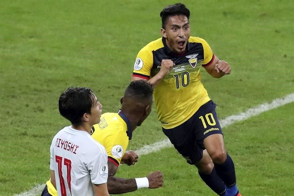 Ángel Mena marcó el gol por los ecuatorianos.
