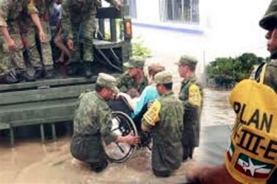 El Ejército activó el Plan DN-III tras las inundaciones en Reynosa.