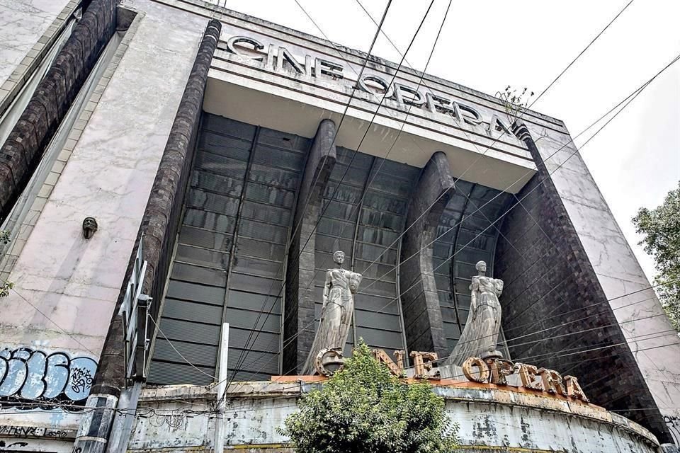 El Cine Ópera, joya del art déco mexicano ubicado en la Colonia San Rafael, será restaurado.