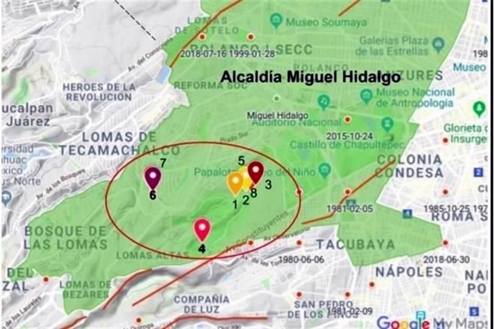 Entre el 12 y el 17 de julio, el Servicio Sismológico Nacional (SSN) reportó 15 microsismos en las Alcaldías Miguel Hidalgo y Álvaro Obregón.