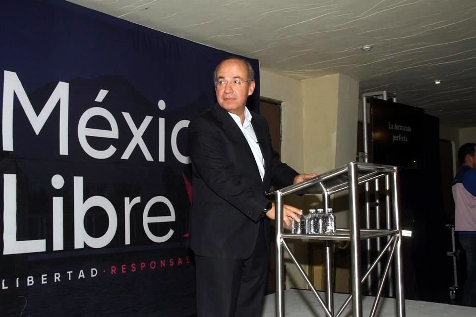Felipe Calderón, ex Presidente de México. 