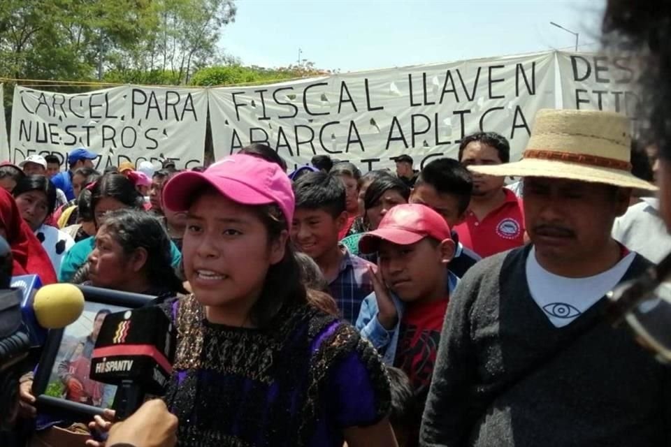 Un grupo de indígenas desplazados desde hace tres años del municipio de Chenhaló, en Chiapas.