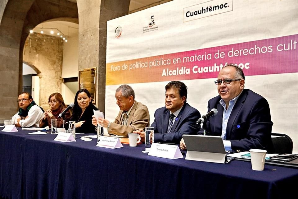 Ayer concluyó el primer Foro de Política Pública en Materia de Derechos Culturales, organizado por la Alcaldía Cuauhtémoc.