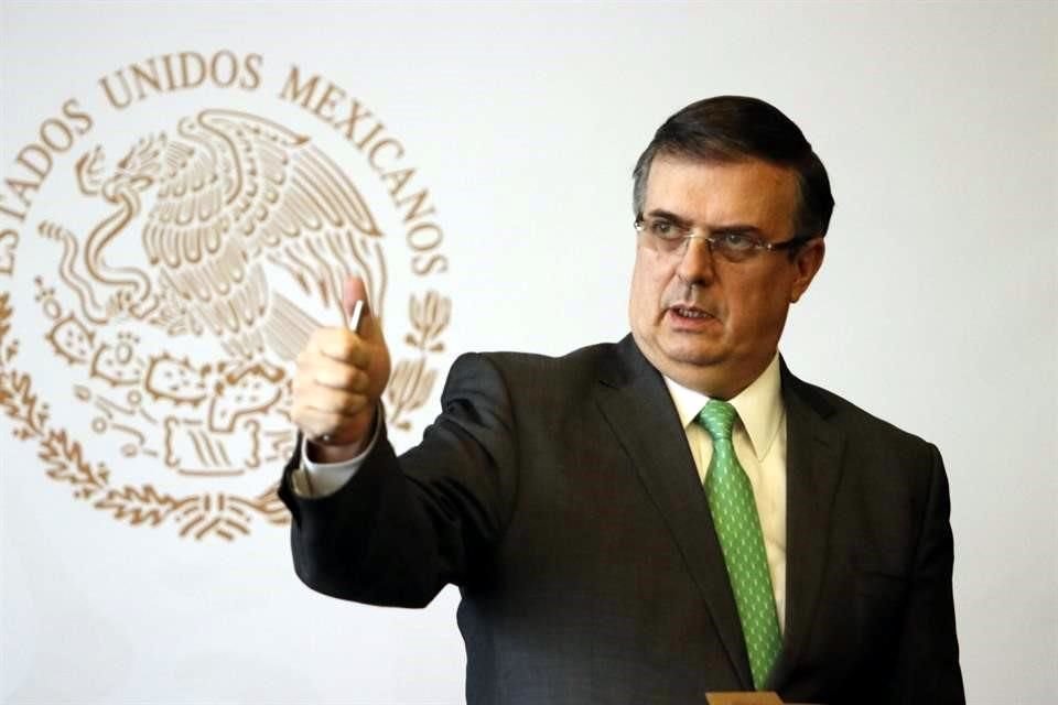 Marcelo Ebrard, Canciller de México, sostuvo una reunión privada con el Ombudsman, Luis Raúl González.