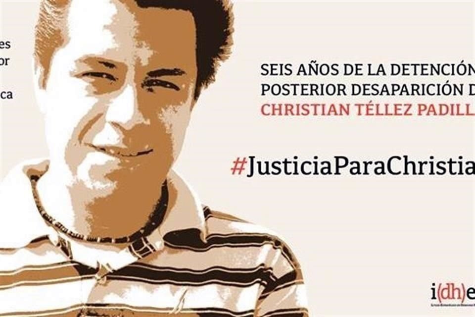 Christian Téllez fue detenido por municipales en Poza Rica, Veracruz, en el 2010, y después ya no se supo su paradero.