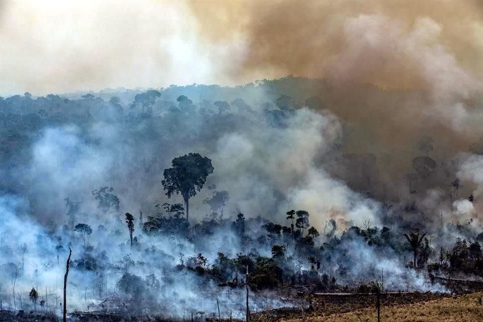 El Ejército de Brasil desplegó aviones y soldados para combatir los incendios que han arrasado el Amazonas.