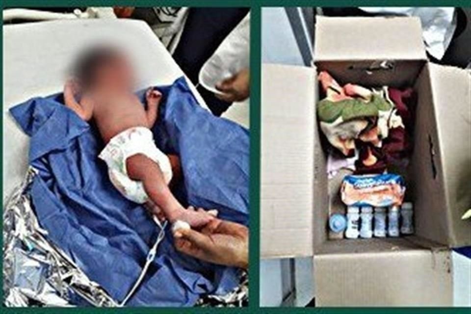 Tras una alerta ciudadana, elementos de la Policía Auxiliar acudieron a una escuela en Coyoacán donde localizaron a un recién nacido abandonado.