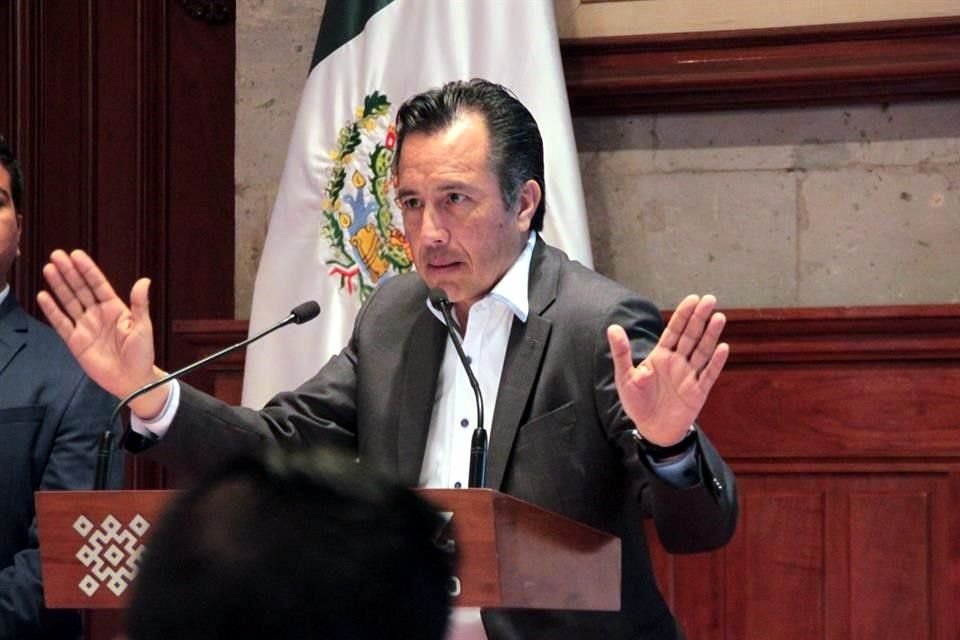 Cuitláhuac García, Gobernador del Estado de Veracruz.