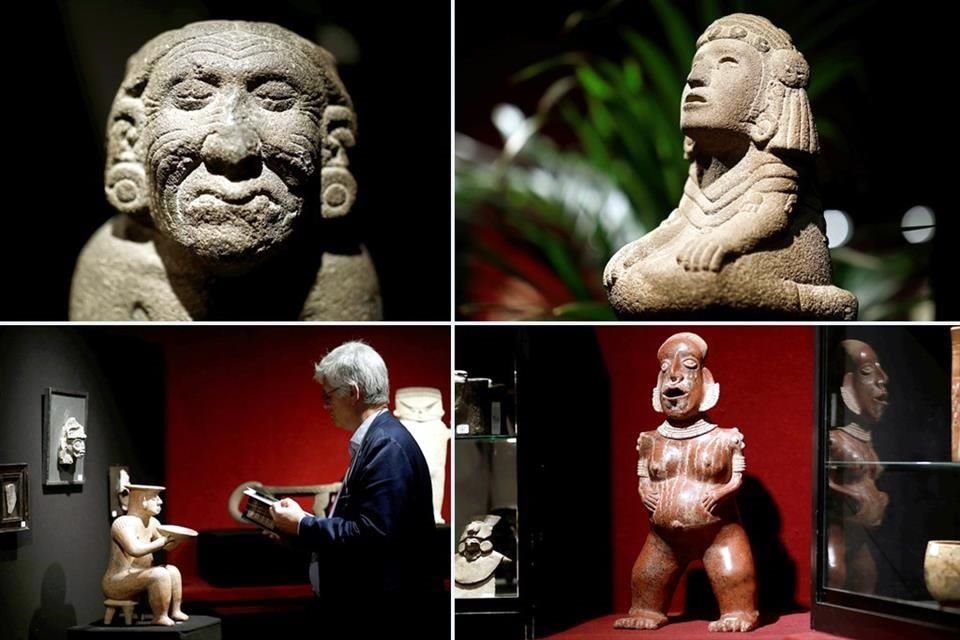 Pese a queja de México, casa de subastas francesa Millon vendió 120 piezas de arte prehispánico en un millón 200 mil euros, más de 26 mdp.
