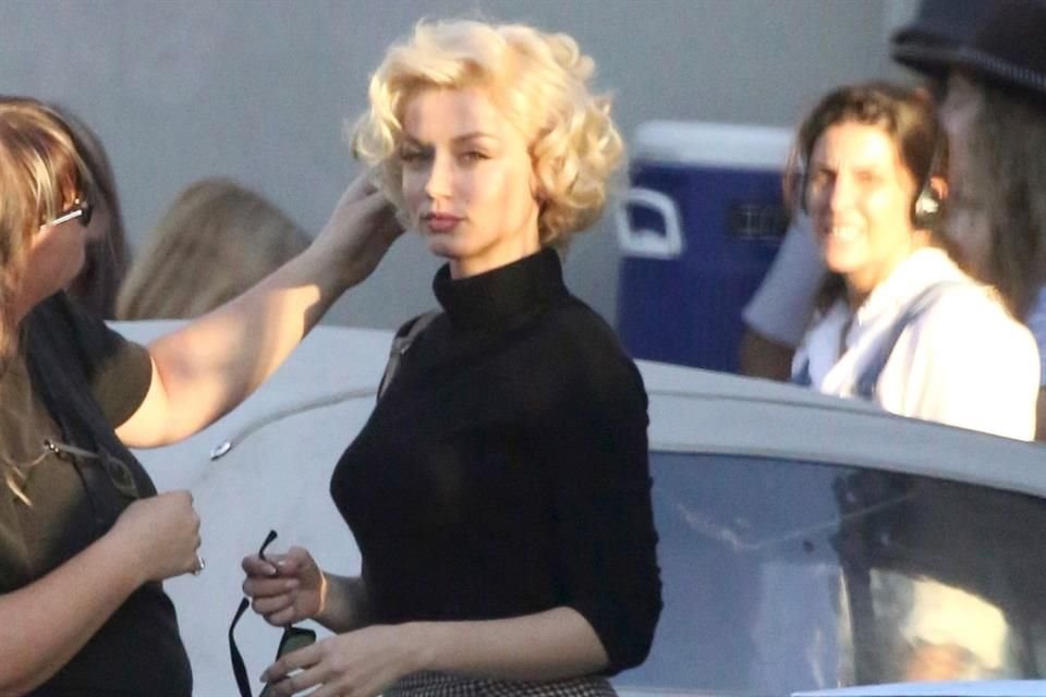 En la película que filma actualmente, 'Blonde', la cubanoespañola interpreta a Marilyn Monroe.
