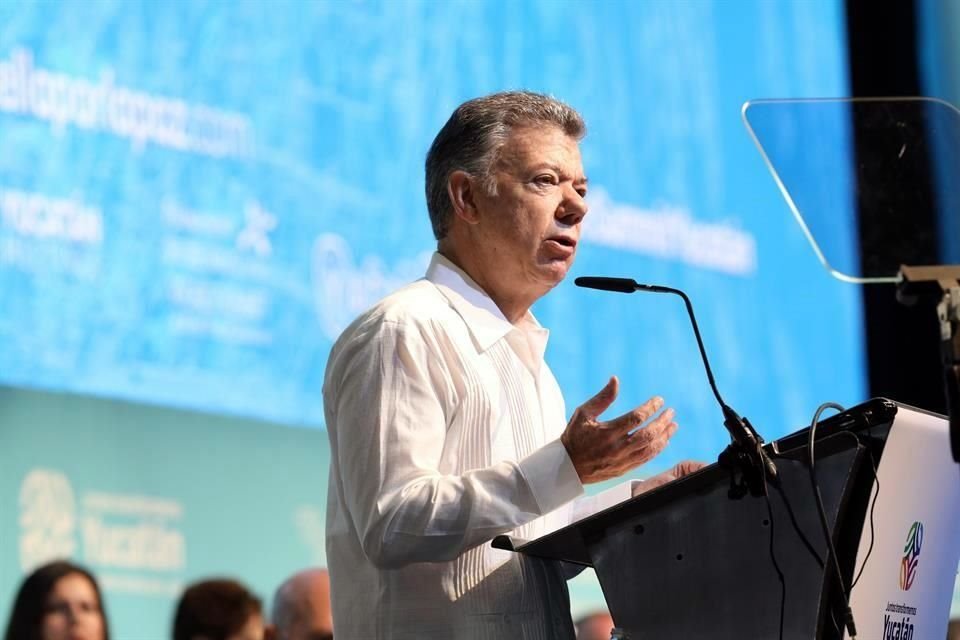 Ex Presidente de Colombia Juan Manuel Santos, Nobel de la paz 2016, valoró que para acabar con narco hay que levantar prohibición de drogas.