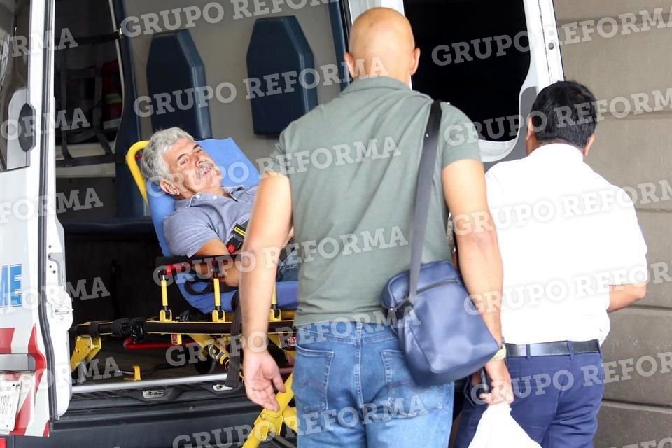 En el hospital, Ferretti fue atendido de golpes en el brazo derecho y en pecho.