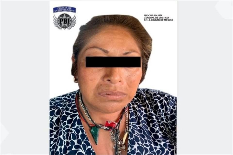 La mujer fue detenida con apoyo de la Fiscalía de Oaxaca.