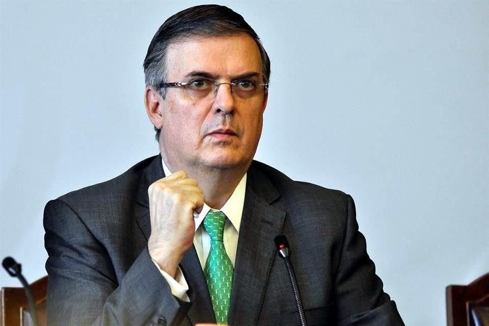 El Canciller Marcelo Ebrard informó de las visitas de los Mandatarios.
