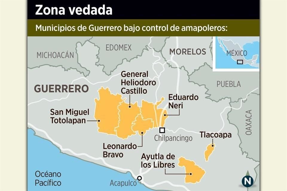 Grupos criminales de la Sierra de Guerrero implementaron medidas como retenes y rutas de fuga para evitar el ingreso de soldados a la zona.