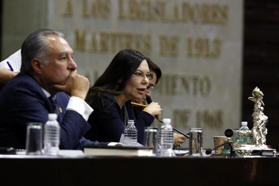 Laura Rojas, presidenta de la Mesa Directiva de la Cámara Diputados.