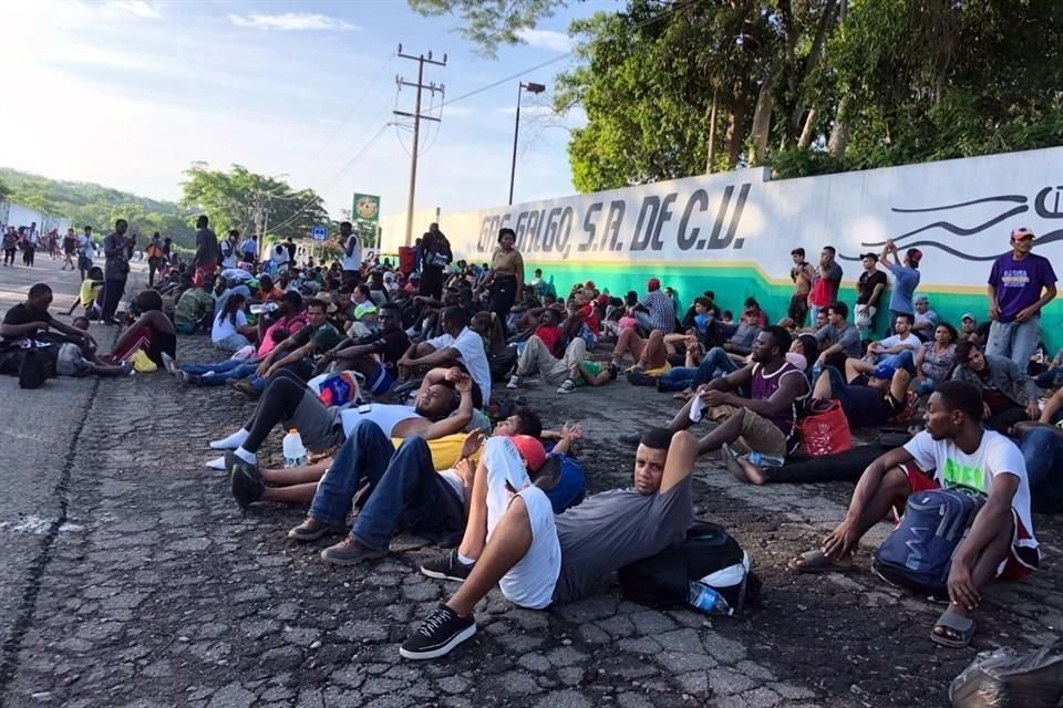 Los migrantes salieron de Tapachula hacia el norte del País.