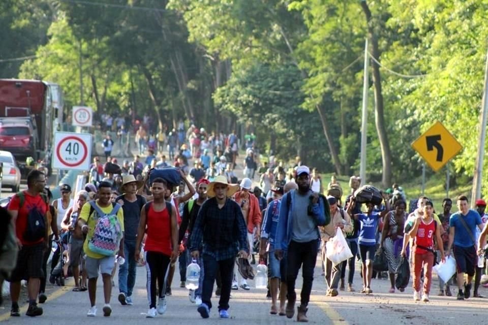 Los migrantes tienen de 3 a seis meses varados en Tapachula, Chiapas.