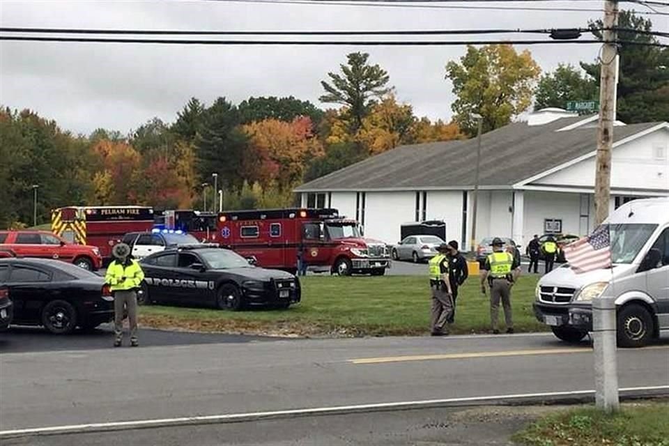 Gobernador de New Hampshire informó que la Policía respondió a un tiroteo en una iglesia; no se reportaron muertes y se detuvo a sospechoso.