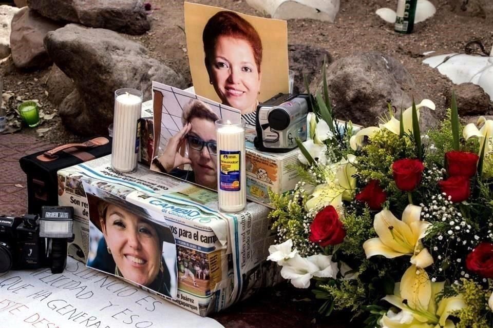 La periodista Miroslava Breach fue asesinada a balazos la mañana del 23 de marzo de 2017.