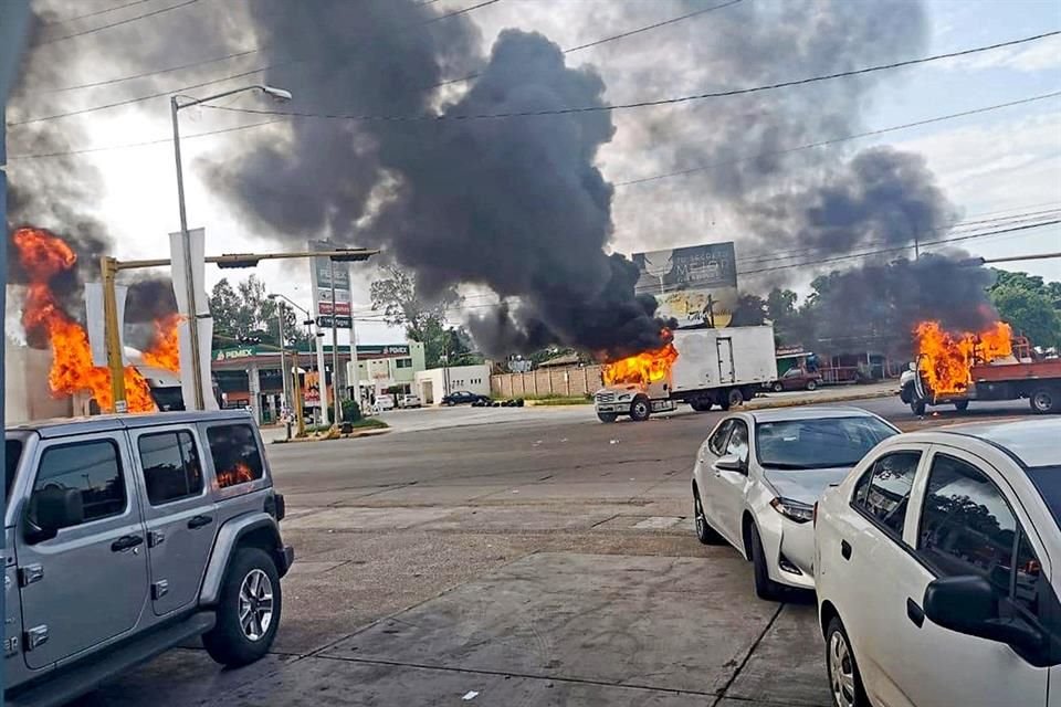 El pasado jueves, la capital sinaloense ardió tras un operativo fallido del Gobierno federal contra Ovidio Guzmán. 
