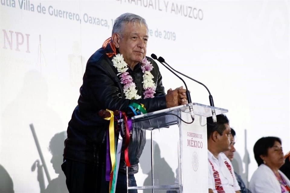 El Presidente encabezó un diálogo con pueblos indígenas, desde Putla Villa de Guerrero, Oaxaca.