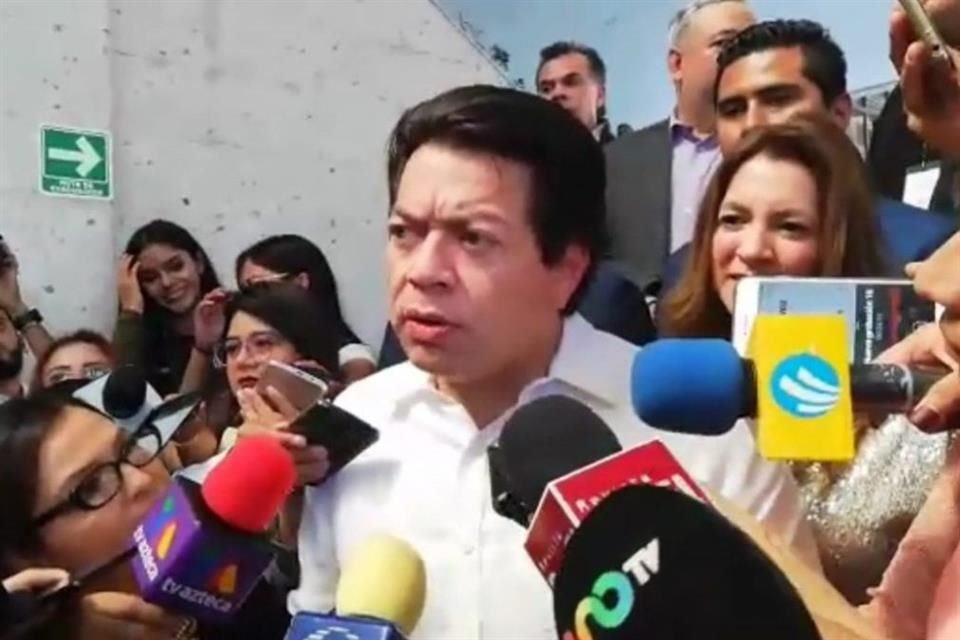 Mario Delgado, coordinador parlamentario de Morena.