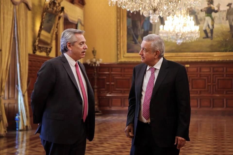 El Presidente electo argentino Alberto Fernández se reunió con Andrés Manuel López Obrador esta semana.