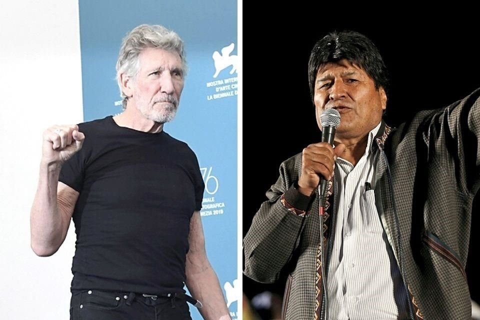 Roger Waters destacó el trabajo que hizo Evo Morales como Presidente de Bolivia.