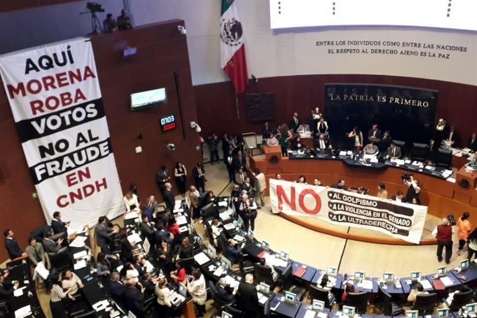 El Senado rechazó la propuesta de Monreal de realizar una tercera votación para CNDH, por lo que Rosario Piedra asumiría el cargo.