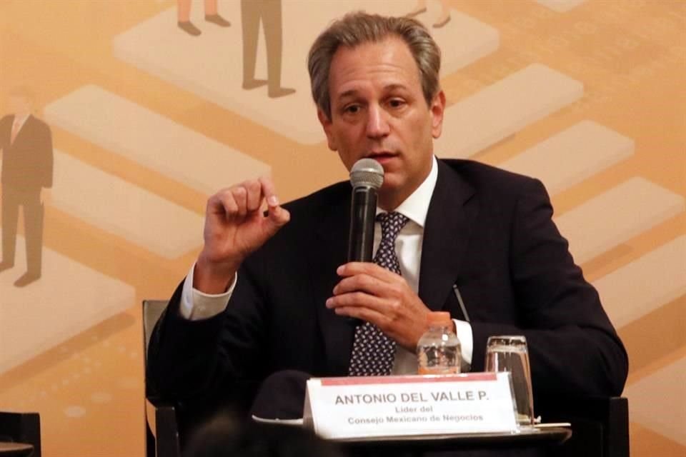 Antonio del Valle, presidente del Consejo Mexicano de Negocios.