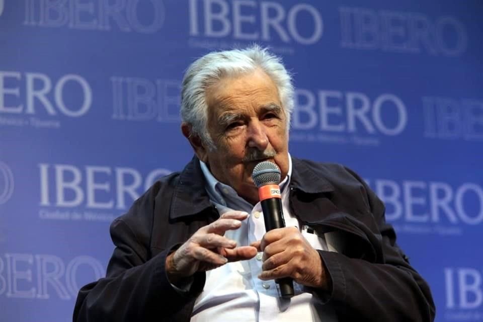 Mujica llegó el sábado pasado a México para una gira de tres días.