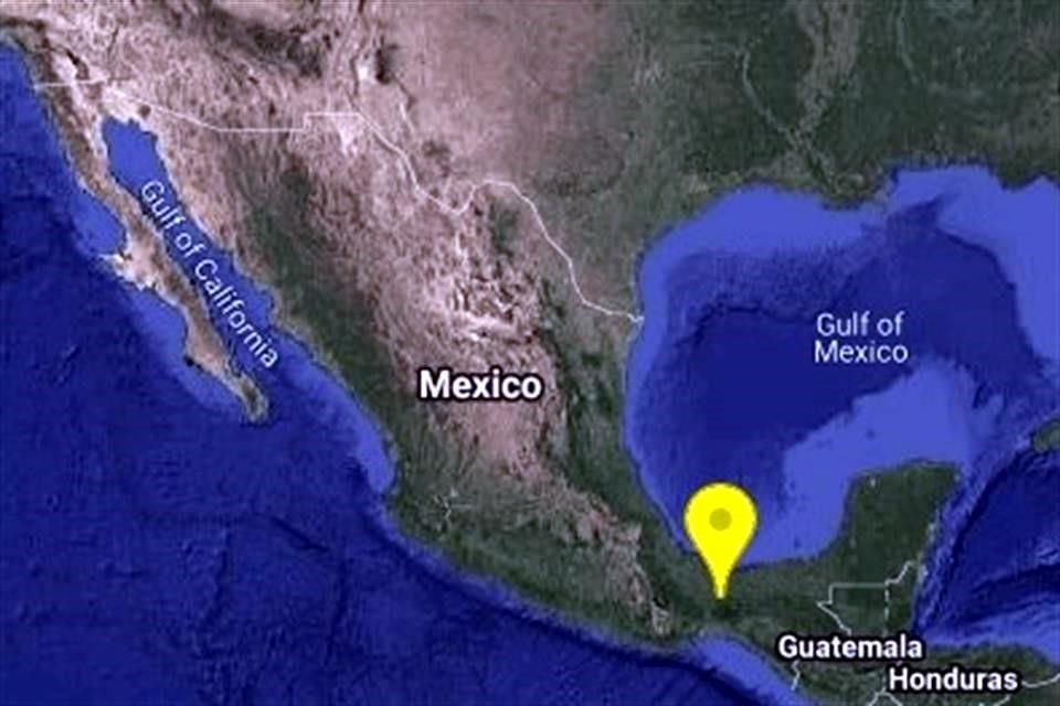 Un sismo magnitud 5.1 se registró a 66 kilómetros de Sayula de Alemán, Veracruz, sin que se reporten daños.