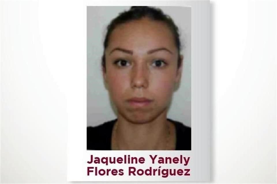 La Fiscalía del Estado de México ofreció una recompensa de hasta 500 mil pesos a quien aporte  información para la localización y aprehensión de Jaqueline Yanely Flores Rodríguez, alias 'La Flaca'