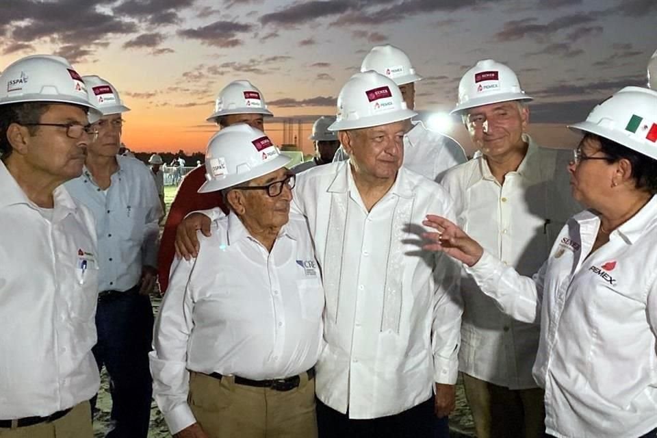 El Presidente López Obrador estuvo con los titulares de Pemex y Energía.