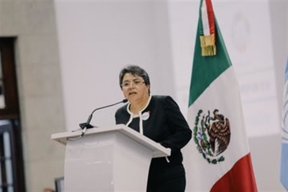 Raquel Buenrostro Sánchez, jefa del Servicio de Administración Tributaria (SAT).