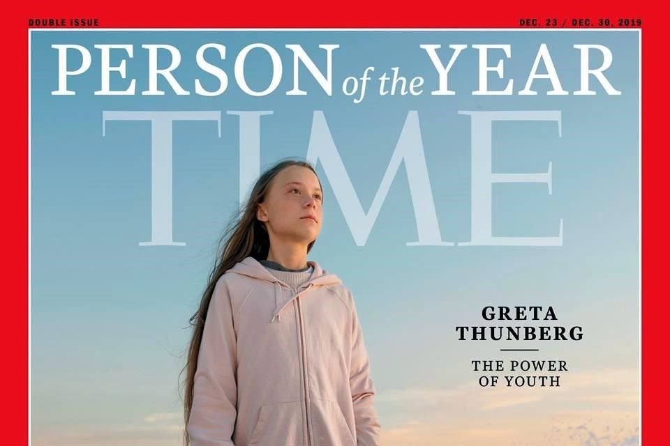 La activista sueca de 16 años, Greta Thunberg, fue nombrada persona del año por la revista Time, por su papel en la lucha contra el cambio climático.