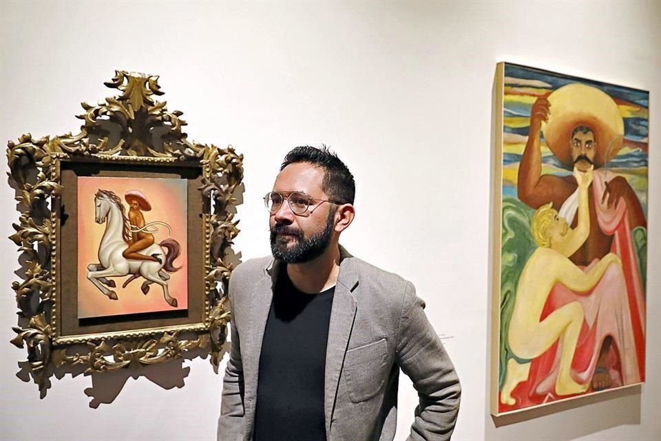 El curador de la exhibición Emiliano Zapata después de Zapata, Luis Vargas Santiago.